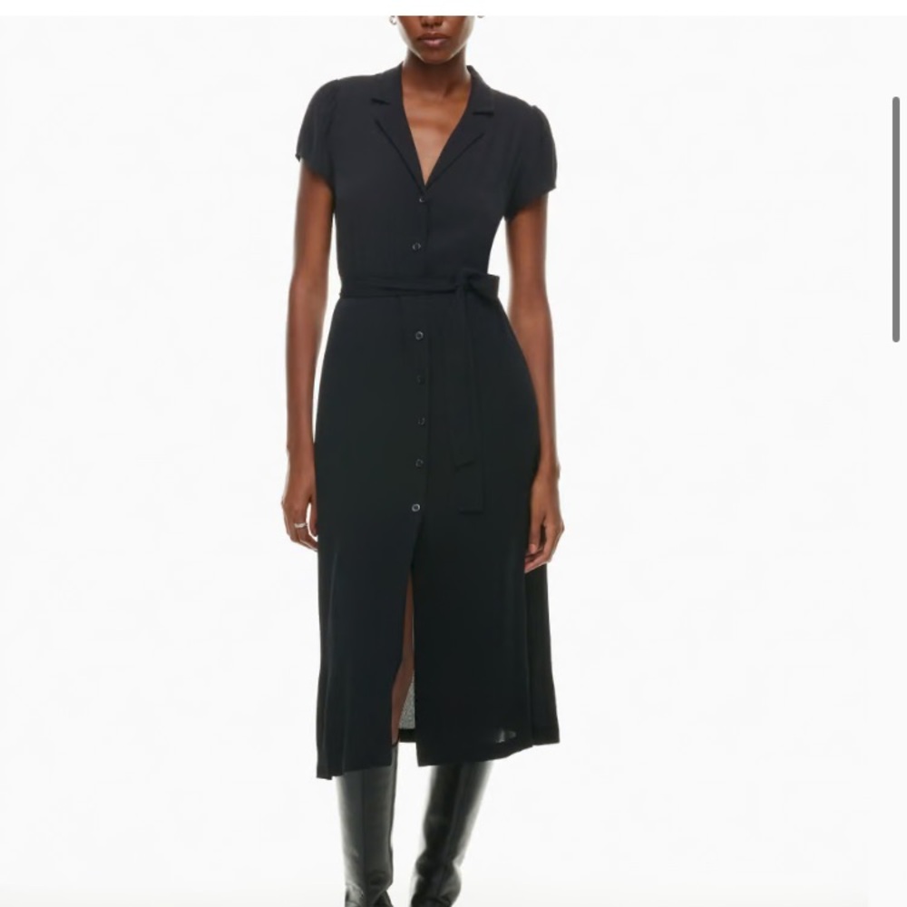 Wilfred Black Midi Dress